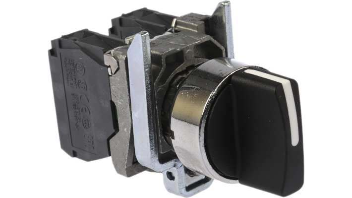 [RS-330-8701] Schneider Electric Knob Selector Switch - (2NO) 22mm Cutout Diameter 3 Positions