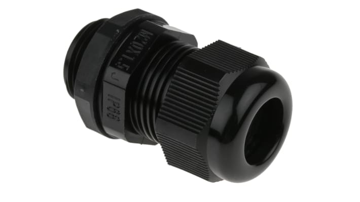 [RS-669-4664] RS PRO Black Nylon Cable Gland, M20 Thread, 6mm min., 12mm max., IP68