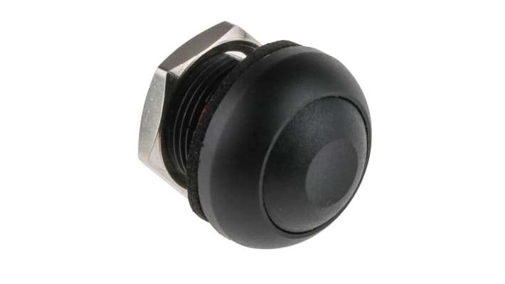 [RS-734-6704] RS PRO Miniature Push Button Switch, Momentary, Panel Mount, 13.6mm Cutout, SPST, 32/50/125V ac, IP67